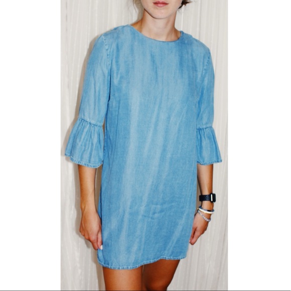 Zara Dresses & Skirts - ZARA premium denim collection dress